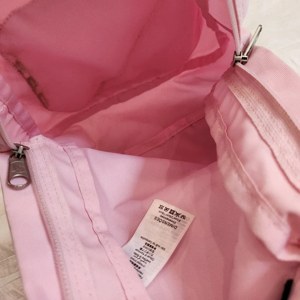 JanSport Half Pint Mini Backpack Prism Pink Small Daypack Travel Bag Y2K Style